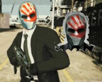 Payday The Heist: Hoxton Vyse Mask For MP Male for Grand Theft Auto V
