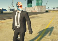 GTA 5 Player Mod: Payday The Heist: Hoxton Vyse Mask For MP Male (Image #3)