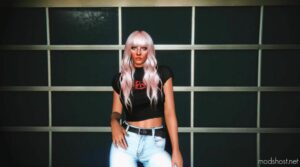 Long Hair With Bangs For MP Female for Grand Theft Auto V