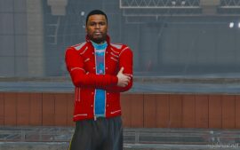 GTA 5 Player Mod: Michael Jackson’s “Beat IT” Jacket For Franklin (Image #4)