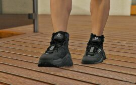 GTA 5 Player Mod: Cyberpunk Techwear Sneaker For MP Male (Image #2)