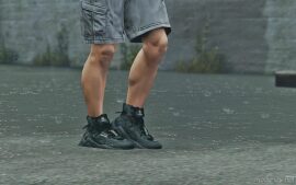 GTA 5 Player Mod: Cyberpunk Techwear Sneaker For MP Male (Image #3)