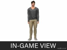 Sims 4 Male Clothes Mod: Ronny SET (Image #2)