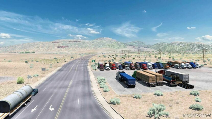 American Truck Stops By Ernst Veliz [1.48] for American Truck Simulator