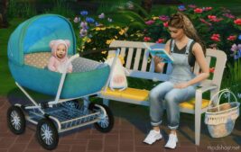Infant Crib – Stroller for Sims 4