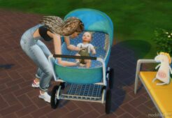 Sims 4 Object Mod: Infant Crib – Stroller (Image #2)