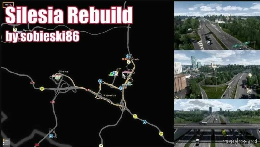 Silesia Rebuild In Poland V1.4 for Euro Truck Simulator 2