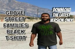 Grove Street Families T-Shirt For Franklin for Grand Theft Auto V