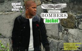Bomber Jacket For Franklin [Replace] for Grand Theft Auto V