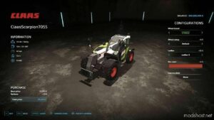 FS22 Claas Forklift Mod: Scorpion 7055 V2.3 (Image #2)