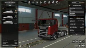 Eugene Scania S Flat Roof Addon [1.48] for Euro Truck Simulator 2