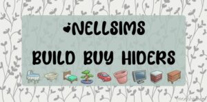 Build BUY Hiders for Sims 4