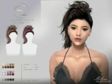 Melina Fashion Hairstyle (080923) for Sims 4
