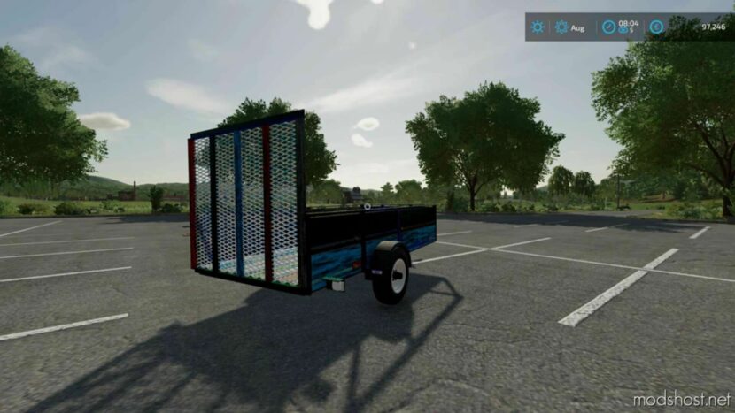 1999 Neal Manufacturing Utility Trailer Converted for Farming Simulator 22