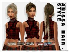 Anissa Hairstyle for Sims 4