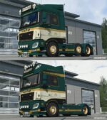 DAF XF Euro 6 Changeable Multicolor Skin – Gloss & Matte for Euro Truck Simulator 2