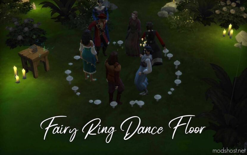 Fairy Ring Dance Floor for Sims 4