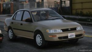 1994 Toyota Corolla DX Us-Spec [Add-On | Replace | Vehfuncsv | Extras | Lods] V1.1 for Grand Theft Auto V