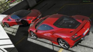 GTA 5 Ferrari Vehicle Mod: F8 Tributo 2020 Add-On | Extras V2.0 (Image #3)