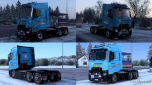 Skin Maersk Renault T By Rodonitcho Mods 2.0 [1.48] for Euro Truck Simulator 2