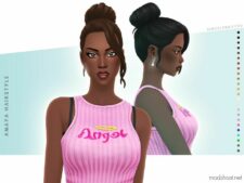 Amaya Hairstyle for Sims 4