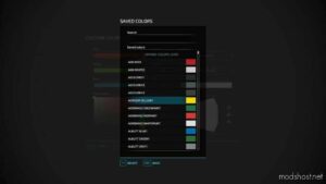 FS22 Script Mod: Color Configurator V1.5 (Image #4)
