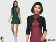 Sims 4 Female Clothes Mod: Lilly Dress (Featured)