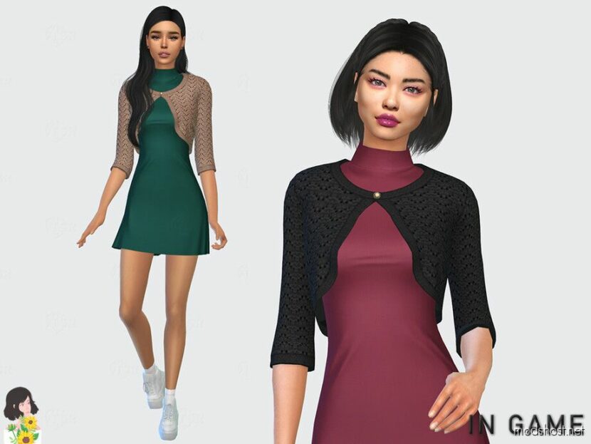 Lilly Dress for Sims 4