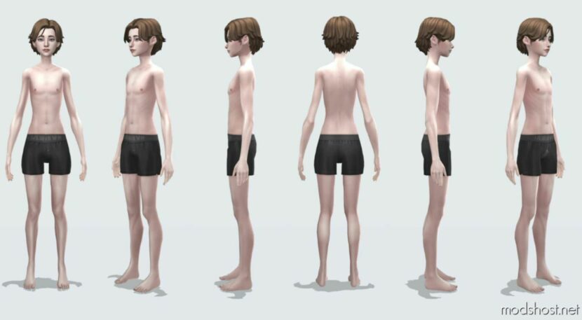Senni’s Presets For Cute Boys (Part 2 – Feminine Frame) for Sims 4
