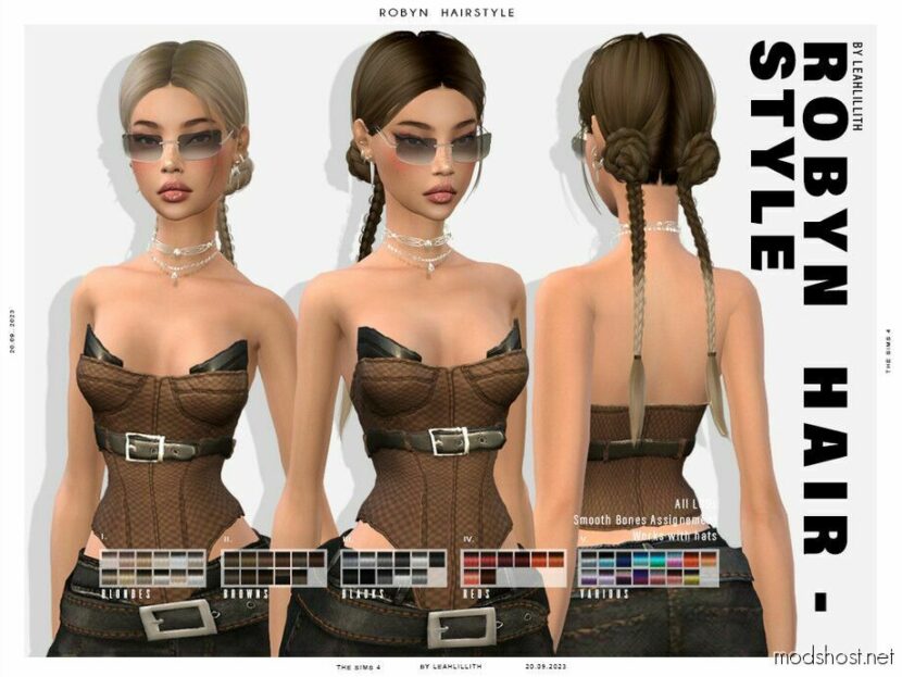 Robyn Hairstyle for Sims 4