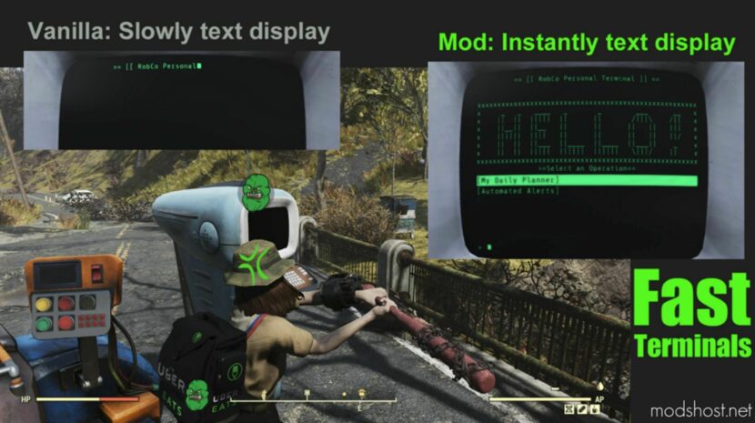 Fast Terminals – Instantly Text Display for Fallout 76
