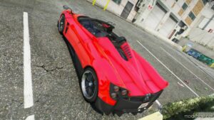 GTA 5 Roadster Vehicle Mod: Pagani Huayra Roadster (Image #3)