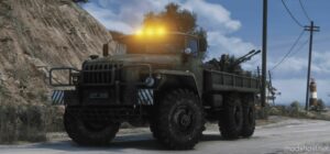 GTA 5 Vehicle Mod: Ural-4320 ZU-23 Add-On / Fivem (Image #3)