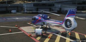 GTA 5 Vehicle Mod: Airbus Eurocopter EC-130 Executive Transfer Helicopter Add-On V1.1 (Image #4)