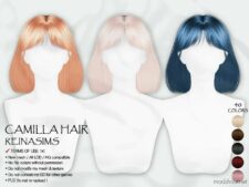 Sims 4 Female Mod: Camilla Hair (Image #2)