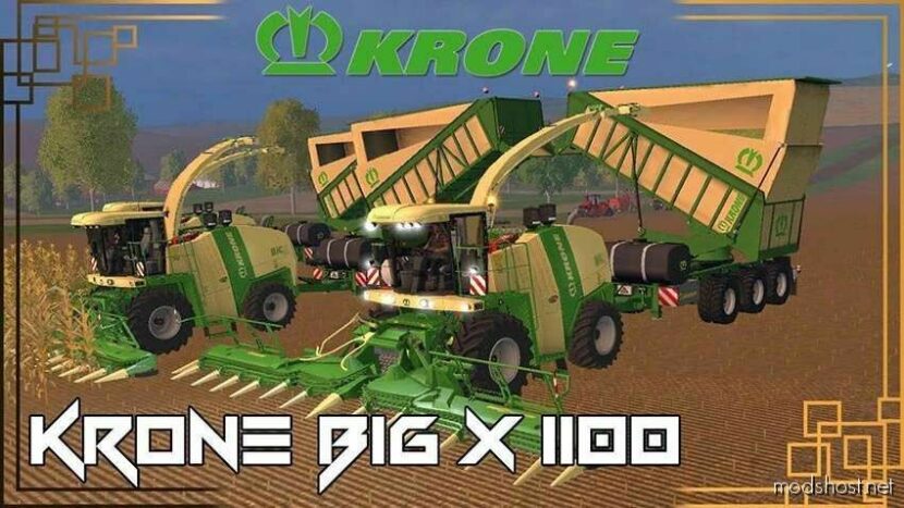 Krone BigX 1100 Cargo for Farming Simulator 22
