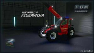 FS22 Forklift Mod: MTL737 Fire department (Image #7)