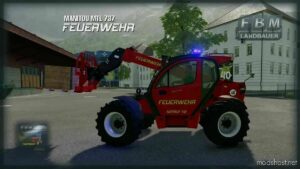 FS22 Forklift Mod: MTL737 Fire department (Image #9)