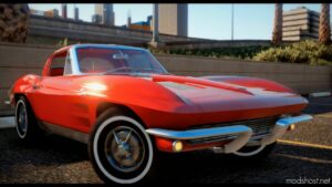 GTA 5 Chevrolet Vehicle Mod: 1963 Chevrolet Corvette C2 “Split Window” Add-On | Template | Liveries | Tuning (Image #2)