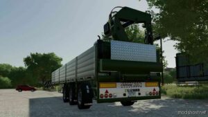 FS22 Mod: Platform Trailer With Crane (Image #2)