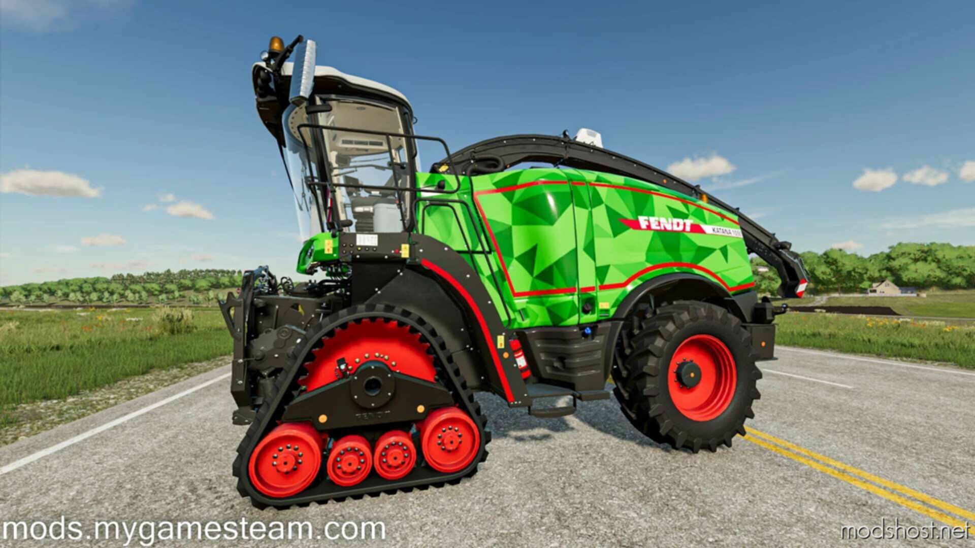 Fendt Katana 850 V13 Farming Simulator 22 Cutter Mod Modshost 1429