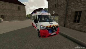 FS22 Renault Vehicle Mod: Master Jussieu Secours Beta (Image #2)