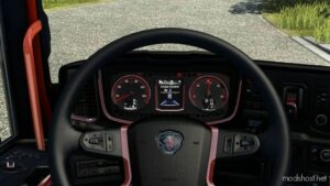 ETS2 Scania Mod: Interior (Dark-Red&Black) Scania R/S + Dashboard 1.48 (Image #2)