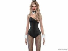 Sims 4 Adult Clothes Mod: Bunny Costume (Image #2)