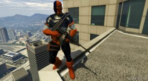 GTA 5 Player Mod: Deathstroke Deluxe Addon PED (Image #4)