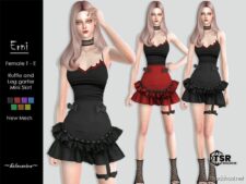 Erni – Mini Skirt for Sims 4