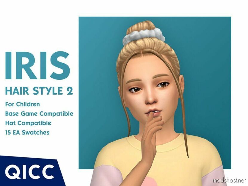 Iris Hairstyle #2 for Sims 4