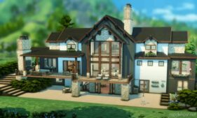 Olive Aurora House for Sims 4
