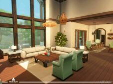 Sims 4 Mod: Olive Aurora House (Image #5)