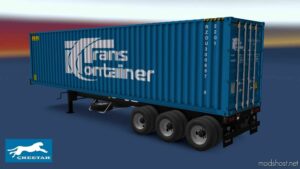 Cheetah Container Trailer [1.48.5] for American Truck Simulator